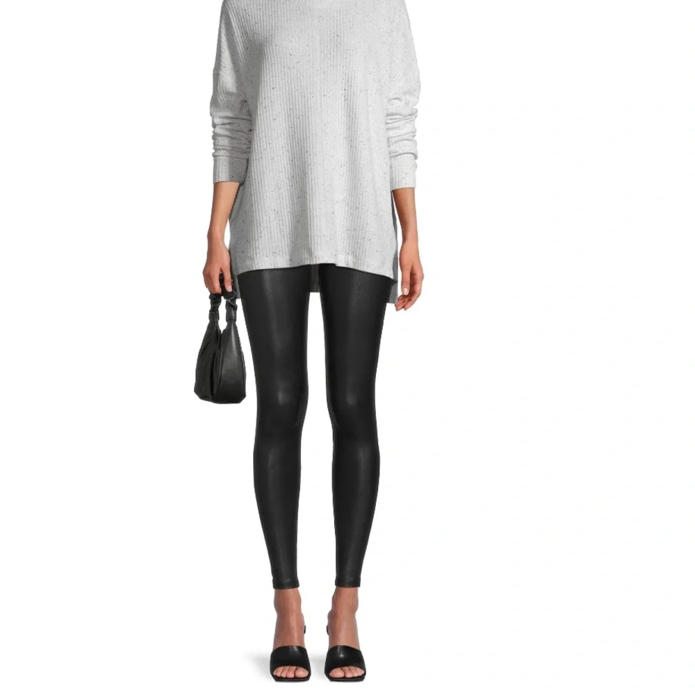 NWT High Rise FAUX Leather Skinny leggings - Picture 3 of 7